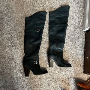 MIA limited edition leather over the knee boots